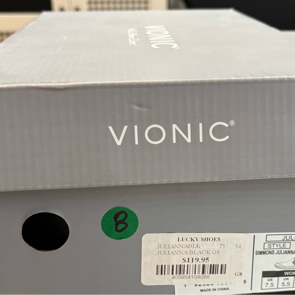 Vionic Julianna Black Shoes - Picture 1 of 6